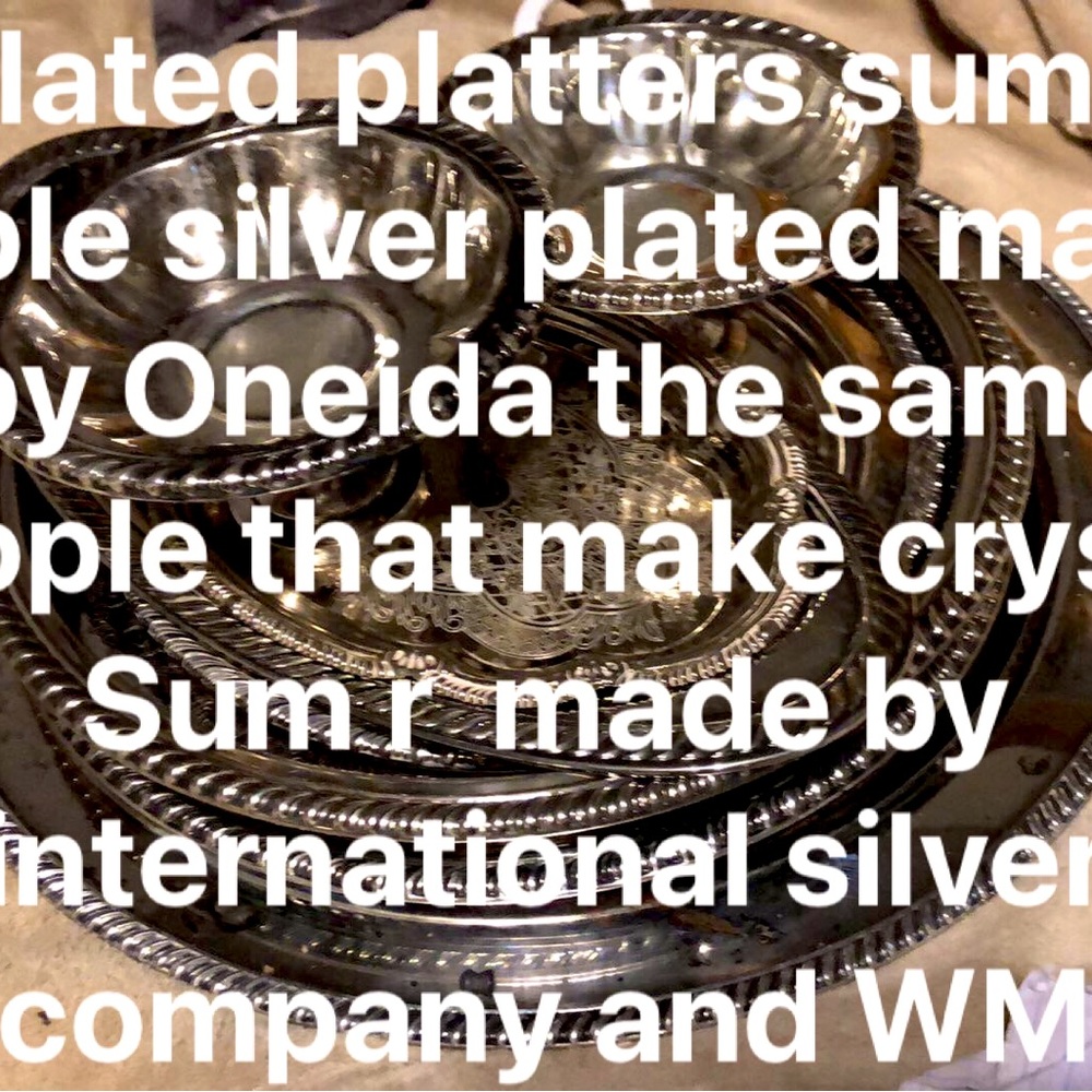 Silver ware triple plated